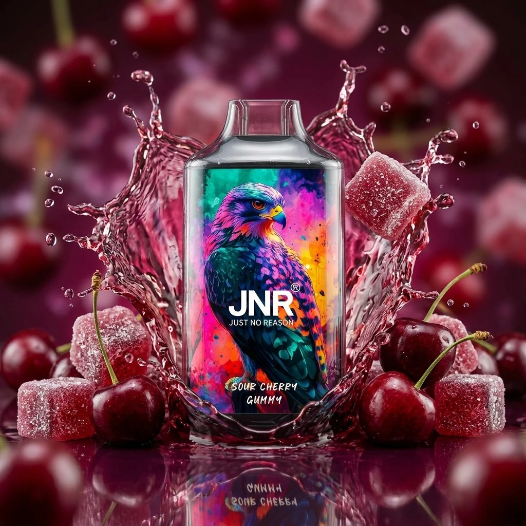 JNR Falcon 16k – Sour cherry gummy(10PCS/BOX) - Zero Vapes