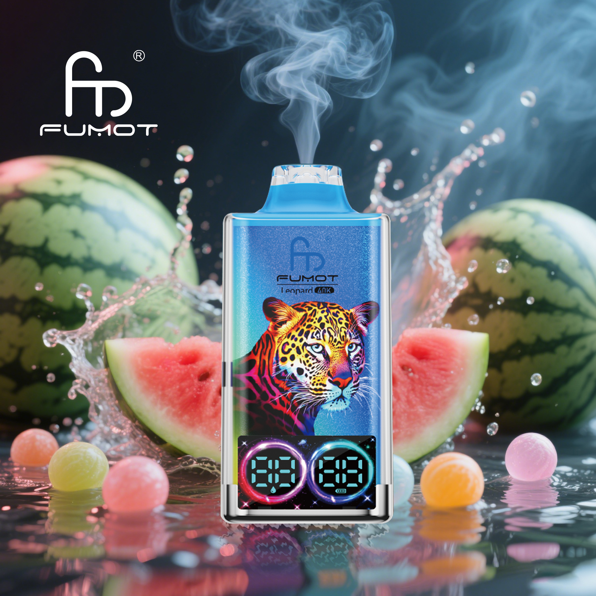 Fumot Leopard 40k – Watermelon BubbleGum - Zero Vapes