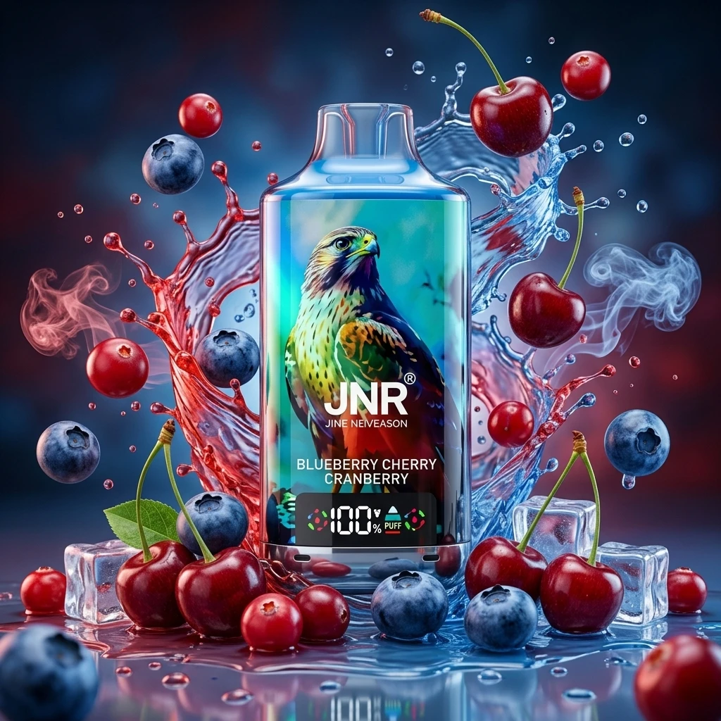 JNR Falcon X 18K – Blueberry Cherry Cranberry(10PCS/BOX) - Zero Vapes