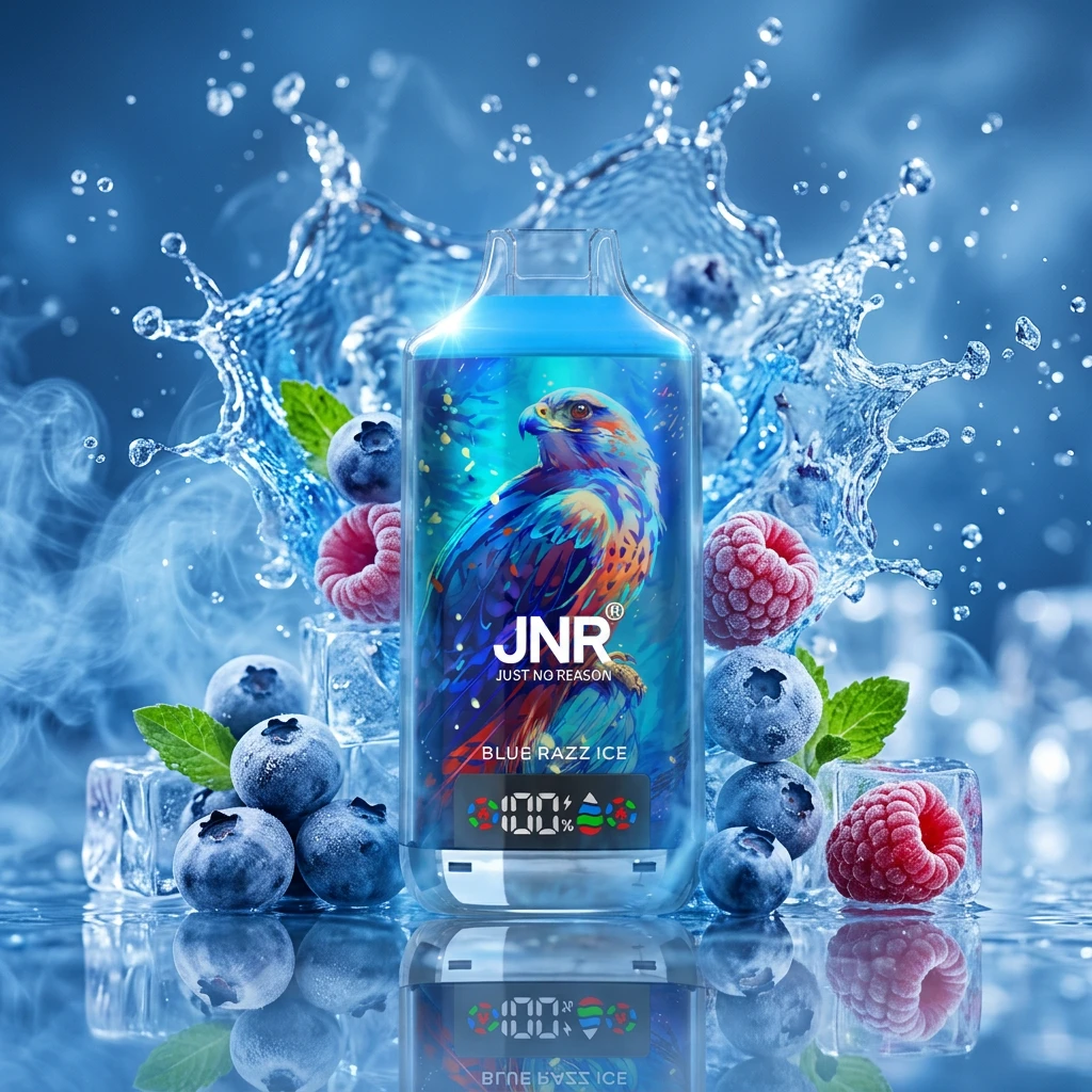 JNR Falcon X 18K – Blue Razz Ice(10PCS/BOX) - Zero Vapes