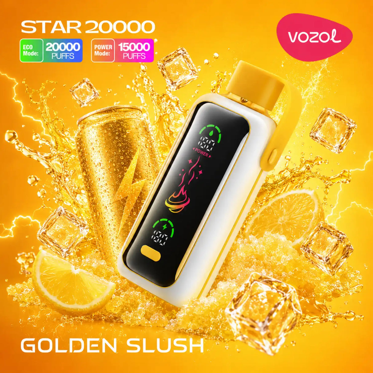 VOZOL STAR 20k – Golden Slush - Zero Vapes