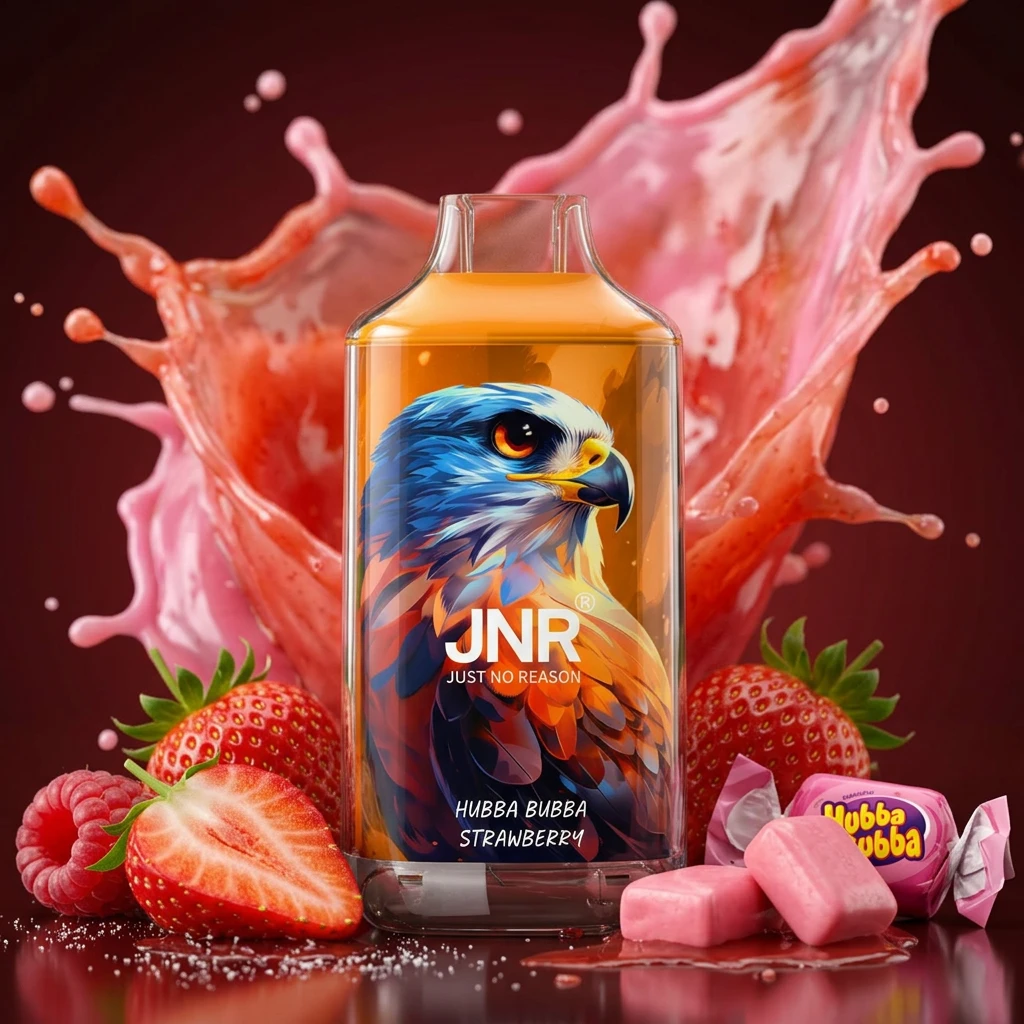 JNR Falcon 16k – Hubba Bubba Strawberry - Zero Vapes