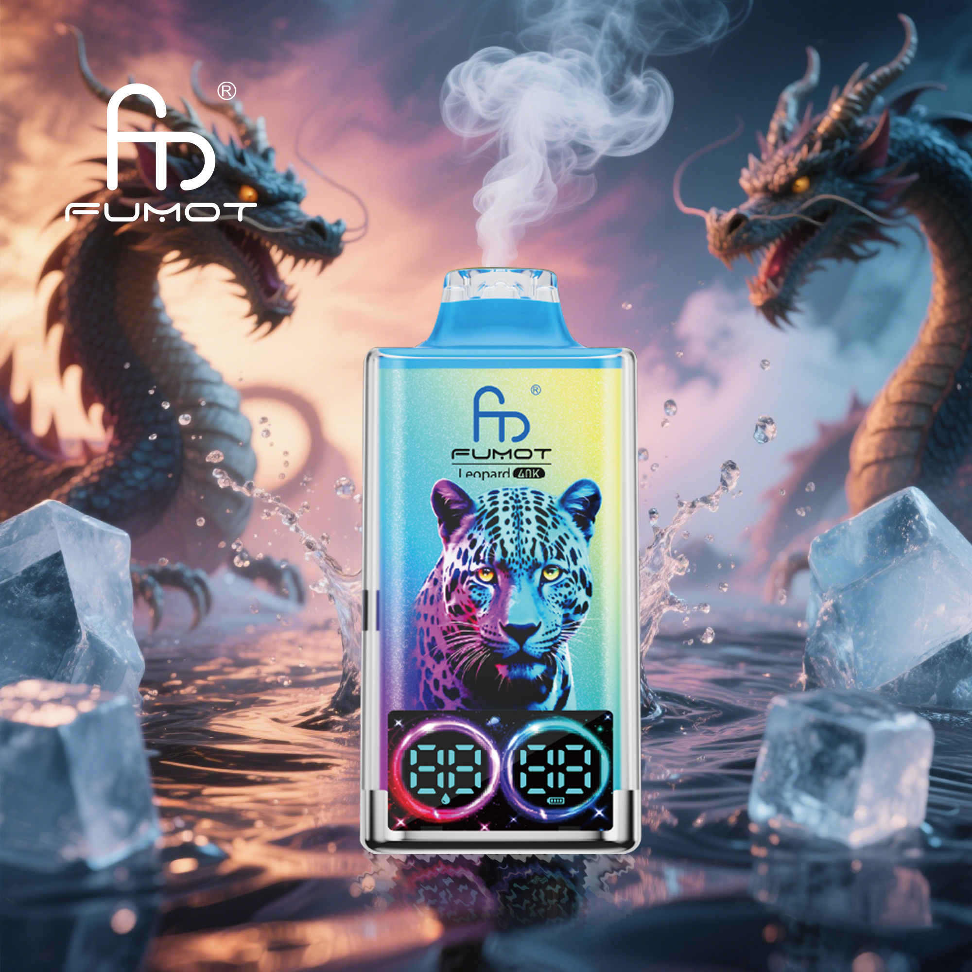 Fumot Leopard 40k – Black Dragon Ice - Zero Vapes