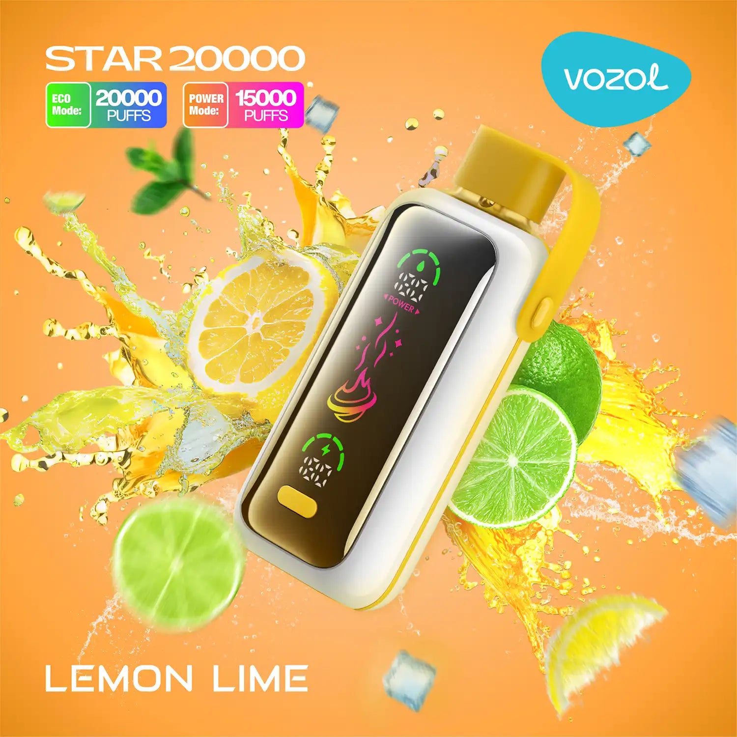VOZOL STAR 20k – Lemon Lime - Zero Vapes