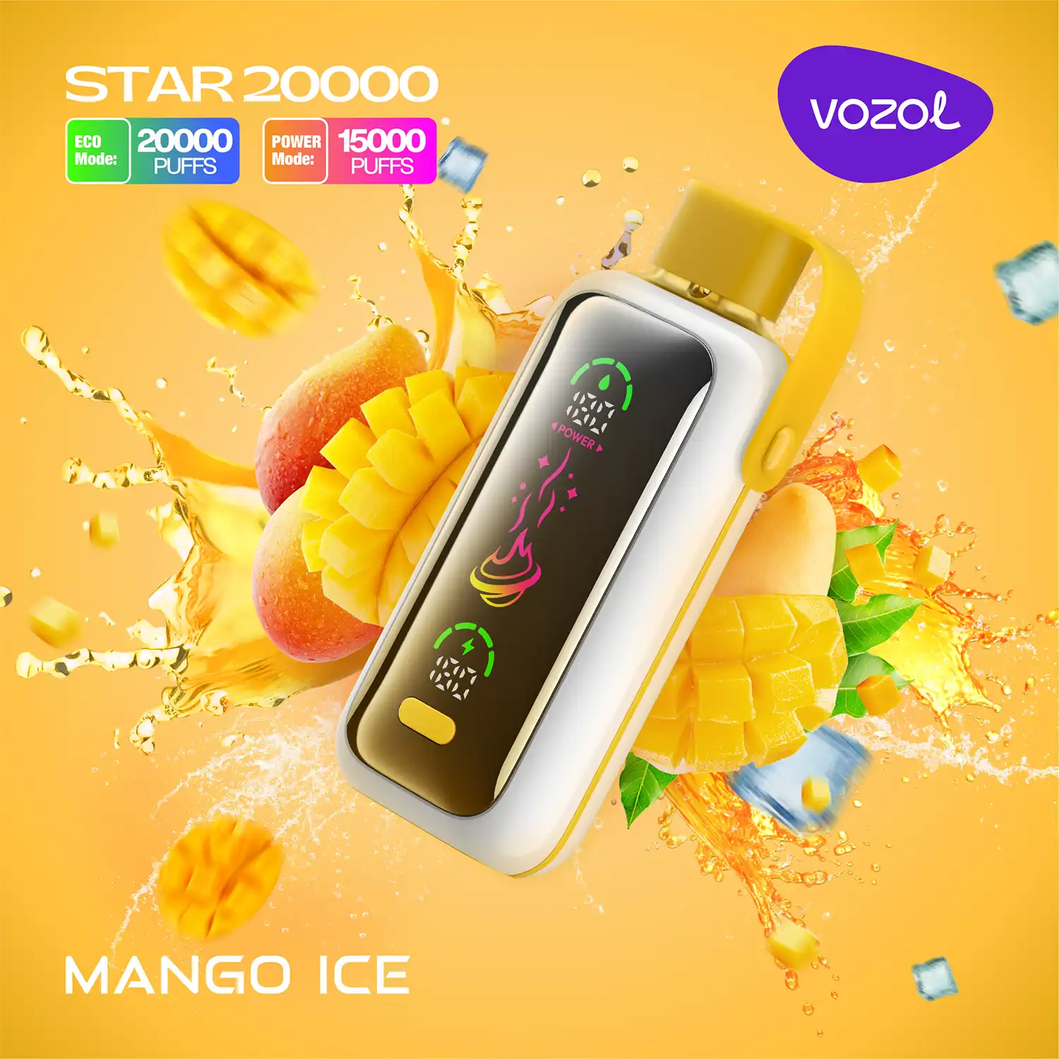VOZOL STAR 20k – Mango Ice - Zero Vapes